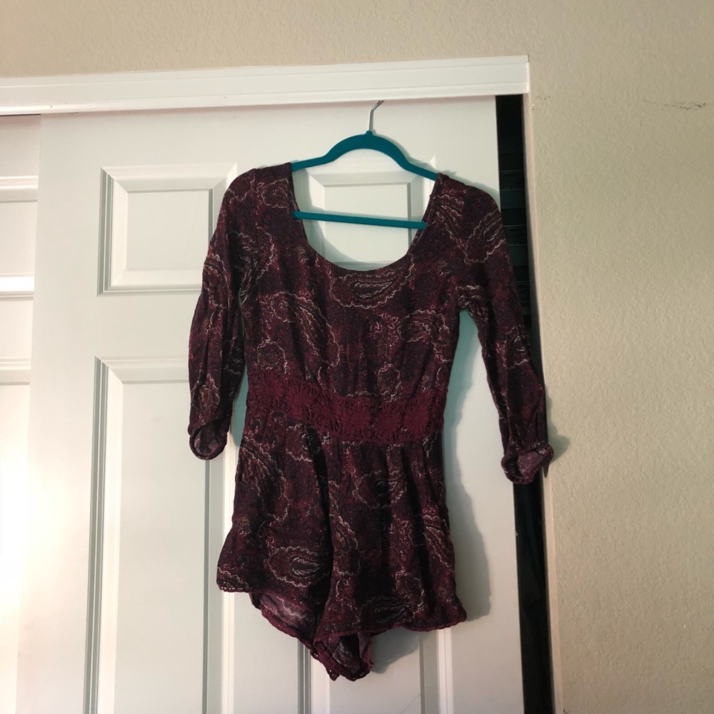 Purple romper